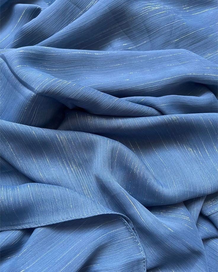 Shimmery chiffon - Blue