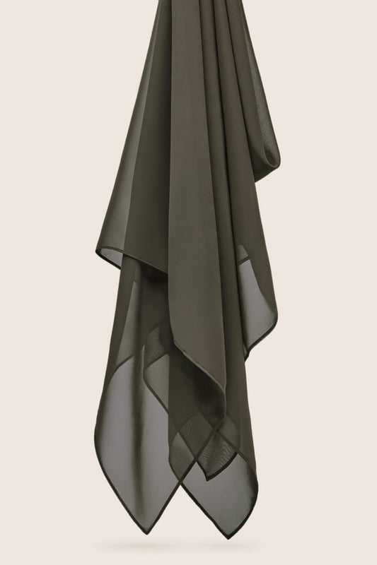 Premium Georgette - Deep Olive